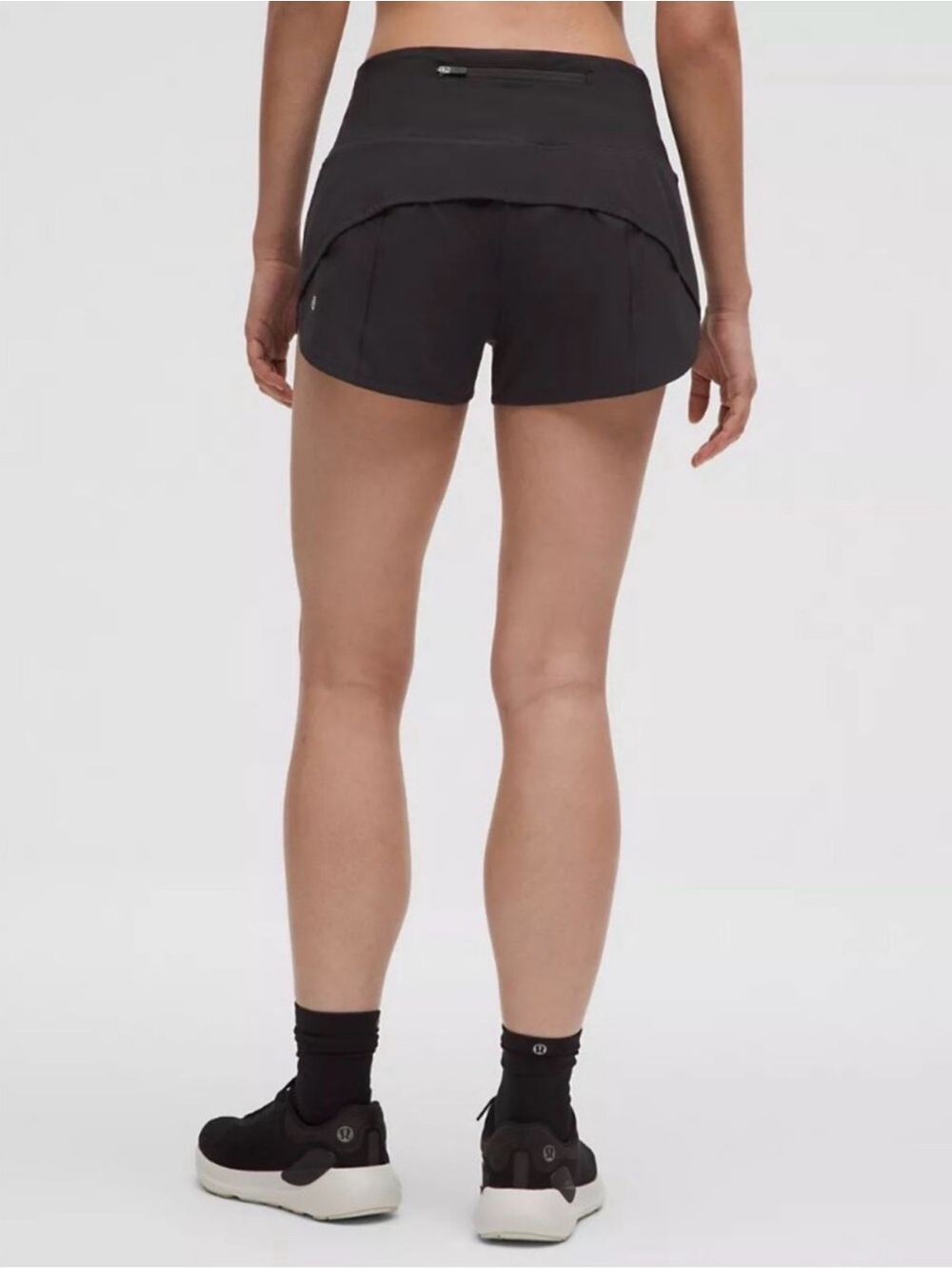 lululemon athletica Black Athletic Running Shorts